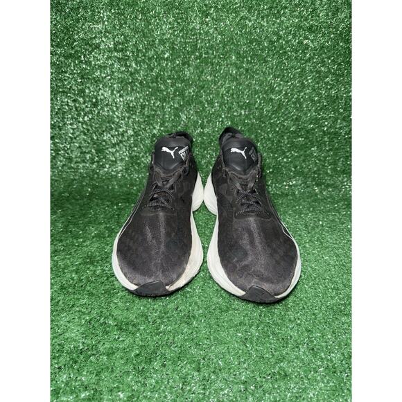 Puma Forever Run Nitro Low Men’s Size 12 Black White Running Shoes Gym Sneakers - Picture 5 of 12